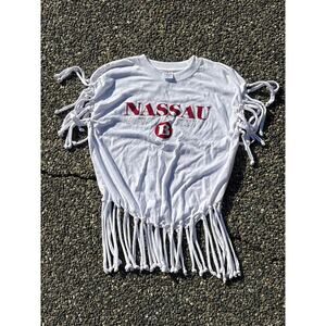 Nassau Bahamas original 90s novelty tie shirt medium vacation shirt